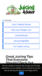 Mobile Screenshot of juicingadvisor.com